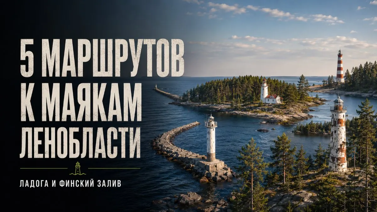 5 маршрутов к маякам Ленинградской области