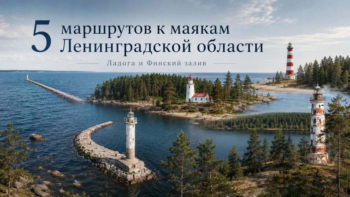 5 маршрутов к маякам Ленинградской области