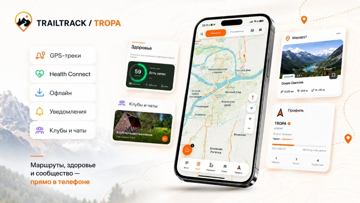 Приложение TrailTrack