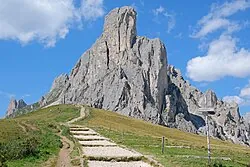 Ferrata Ra Gusela: короткий альпийский участок Доломит